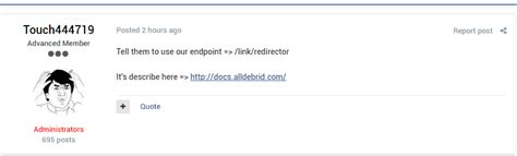 [Solved] Error Alldebrid and mega .
